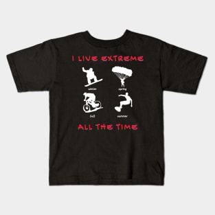 extreme sports Kids T-Shirt